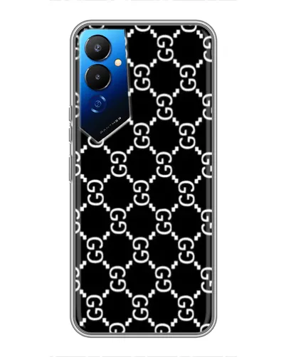 Чехол для TECNO POVA 4 (LG7n) с картинкой «Gucci — сетчатый паттерн» Чехол для TECNO POVA 4 (LG7n) с картинкой «Gucci — сетчатый паттерн»