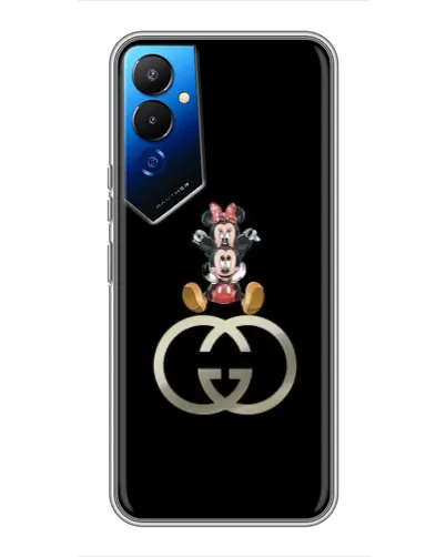 Чехол для TECNO POVA 4 (LG7n) с картинкой «Минни Маус на лого» Чехол для TECNO POVA 4 (LG7n) с картинкой «Минни Маус на лого»