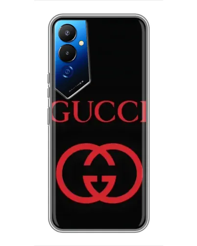 Чехол для TECNO POVA 4 (LG7n) с картинкой «Gucci — красный логотип» Чехол для TECNO POVA 4 (LG7n) с картинкой «Gucci — красный логотип»