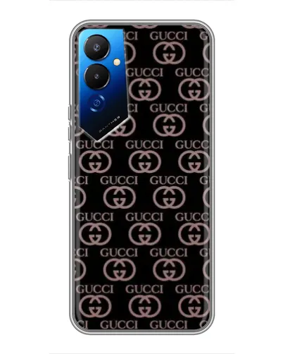 Чехол для TECNO POVA 4 (LG7n) с картинкой «Классическая монограмма Gucci» Чехол для TECNO POVA 4 (LG7n) с картинкой «Классическая монограмма Gucci»