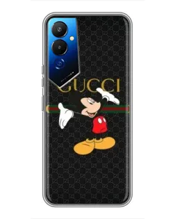 Чехол для TECNO POVA 4 (LG7n) с картинкой «Микки Маус Gucci»