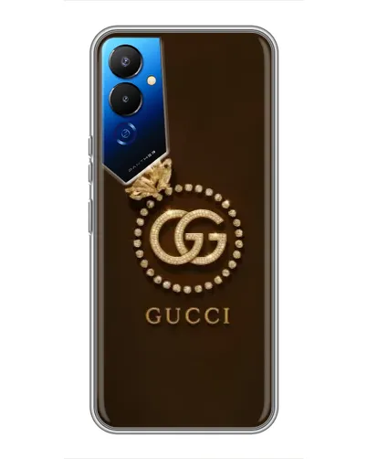 Чехол для TECNO POVA 4 (LG7n) с картинкой «Gucci — золотая бабочка» Чехол для TECNO POVA 4 (LG7n) с картинкой «Gucci — золотая бабочка»