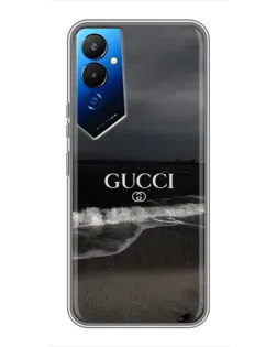 Чехол для TECNO POVA 4 (LG7n) с картинкой «Gucci — морской прибой»