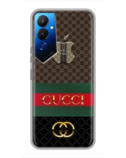 Чехол для TECNO POVA 4 (LG7n) с картинкой «Gucci — брендированный десерт»
