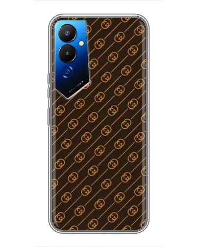 Чехол для TECNO POVA 4 (LG7n) с картинкой «Gucci — золотые диагонали» Чехол для TECNO POVA 4 (LG7n) с картинкой «Gucci — золотые диагонали»