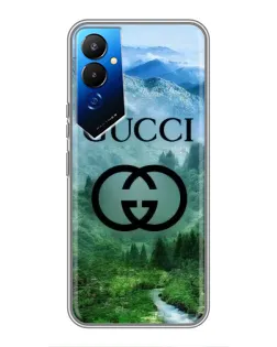 Чехол для TECNO POVA 4 (LG7n) с картинкой «Gucci — горный пейзаж»