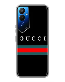 Чехол для TECNO POVA 4 (LG7n) с картинкой «Gucci — красный пояс»