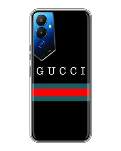 Чехол для TECNO POVA 4 (LG7n) с картинкой «Gucci — красный пояс» Чехол для TECNO POVA 4 (LG7n) с картинкой «Gucci — красный пояс»