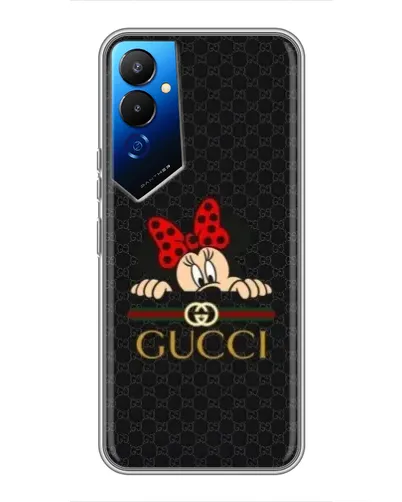 Чехол для TECNO POVA 4 (LG7n) с картинкой «Минни Маус Gucci — черный» Чехол для TECNO POVA 4 (LG7n) с картинкой «Минни Маус Gucci — черный»