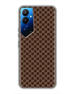 Чохол для TECNO POVA 4 (LG7n) з картинкою «Gucci — шоколадна сітка»