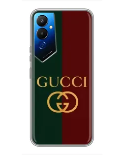 Чохол для TECNO POVA 4 (LG7n) з картинкою «Gucci — темно-зелений градієнт»