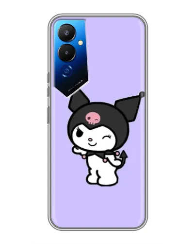 Чехол для TECNO POVA 4 (LG7n) с картинкой «Классическая Kuromi» Чехол для TECNO POVA 4 (LG7n) с картинкой «Классическая Kuromi»