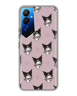 Чехол для TECNO POVA 4 (LG7n) с картинкой «Kuromi — ночной сон»