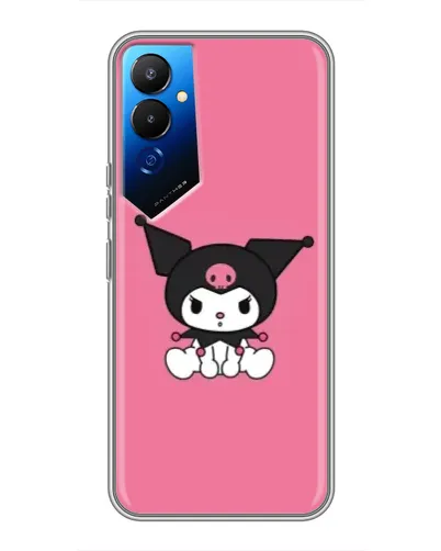 Чехол для TECNO POVA 4 (LG7n) с картинкой «Хмурая Kuromi» Чехол для TECNO POVA 4 (LG7n) с картинкой «Хмурая Kuromi»