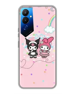 Чехол для TECNO POVA 4 (LG7n) с картинкой «My Melody и Kuromi»