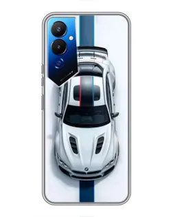 Чехол для TECNO POVA 4 (LG7n) с картинкой «Вид сверху — BMW M»