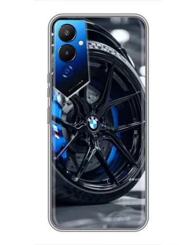 Чехол для TECNO POVA 4 (LG7n) с картинкой «Колесо BMW вблизи» Чехол для TECNO POVA 4 (LG7n) с картинкой «Колесо BMW вблизи»