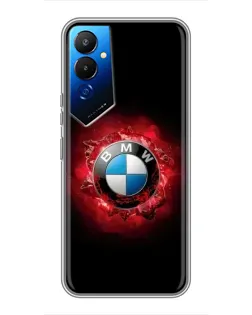 Чехол для TECNO POVA 4 (LG7n) с картинкой «Логотип BMW — вспышка»