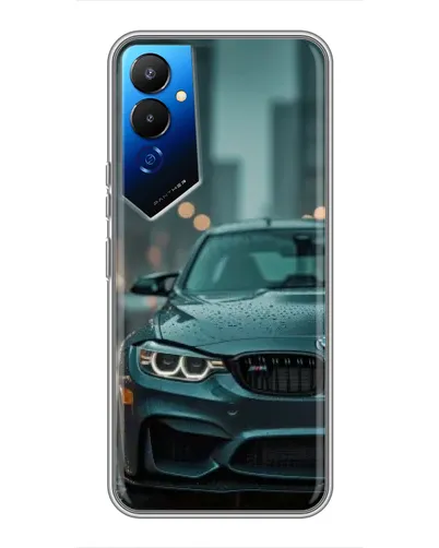 Чехол для TECNO POVA 4 (LG7n) с картинкой «BMW в огнях города» Чехол для TECNO POVA 4 (LG7n) с картинкой «BMW в огнях города»