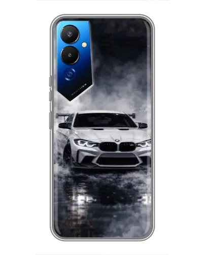 Чехол для TECNO POVA 4 (LG7n) с картинкой «BMW сквозь туман» Чехол для TECNO POVA 4 (LG7n) с картинкой «BMW сквозь туман»