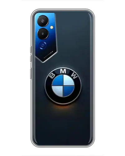 Чехол для TECNO POVA 4 (LG7n) с картинкой «Логотип BMW — минимализм» Чехол для TECNO POVA 4 (LG7n) с картинкой «Логотип BMW — минимализм»