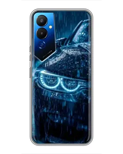 Чохол для TECNO POVA 4 (LG7n) з картинкою «BMW під дощем»