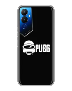 Чехол для TECNO POVA 4 (LG7n) с картинкой «PUBG — классический лого»