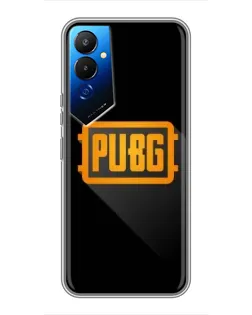 Чехол для TECNO POVA 4 (LG7n) с картинкой «PUBG — рамка лого»