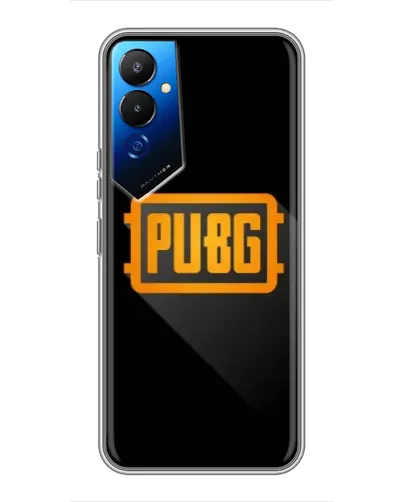 Чехол для TECNO POVA 4 (LG7n) с картинкой «PUBG — рамка лого» Чехол для TECNO POVA 4 (LG7n) с картинкой «PUBG — рамка лого»