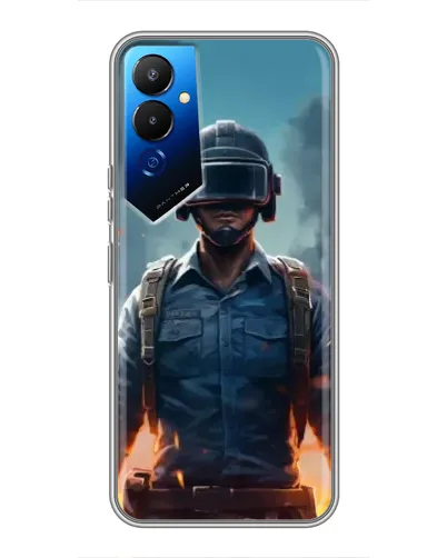 Чехол для TECNO POVA 4 (LG7n) с картинкой «PUBG — реалистичный герой» Чехол для TECNO POVA 4 (LG7n) с картинкой «PUBG — реалистичный герой»