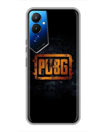 Чехол для TECNO POVA 4 (LG7n) с картинкой «PUBG — золотой логотип» Чехол для TECNO POVA 4 (LG7n) с картинкой «PUBG — золотой логотип»