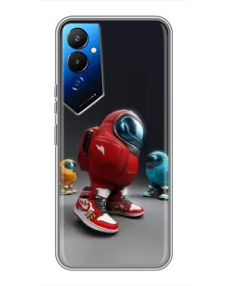 Чехол для TECNO POVA 4 (LG7n) с картинкой «Among Us — 3D стиль»