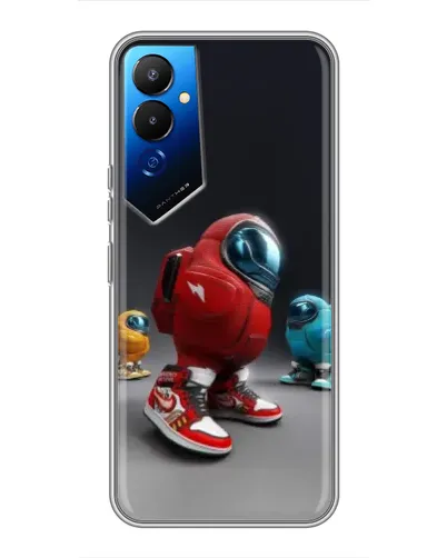 Чехол для TECNO POVA 4 (LG7n) с картинкой «Among Us — 3D стиль» Чехол для TECNO POVA 4 (LG7n) с картинкой «Among Us — 3D стиль»