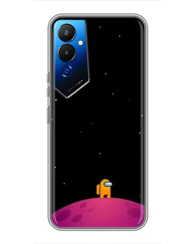 Чехол для TECNO POVA 4 (LG7n) с картинкой «Одинокий герой на планете» Чехол для TECNO POVA 4 (LG7n) с картинкой «Одинокий герой на планете»