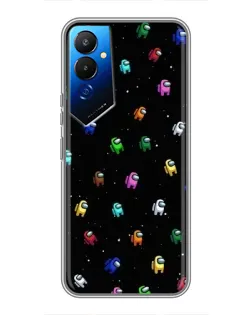 Чехол для TECNO POVA 4 (LG7n) с картинкой «Экипаж Among Us»