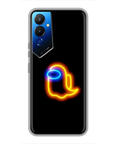Чехол для TECNO POVA 4 (LG7n) с картинкой «Among Us неоновое сияние» Чехол для TECNO POVA 4 (LG7n) с картинкой «Among Us неоновое сияние»
