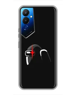 Чехол для TECNO POVA 4 (LG7n) с картинкой «Among Us шлем»