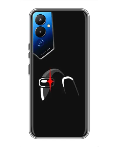 Чехол для TECNO POVA 4 (LG7n) с картинкой «Among Us шлем» Чехол для TECNO POVA 4 (LG7n) с картинкой «Among Us шлем»