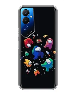 Чехол для TECNO POVA 4 (LG7n) с картинкой «Among Us космос»