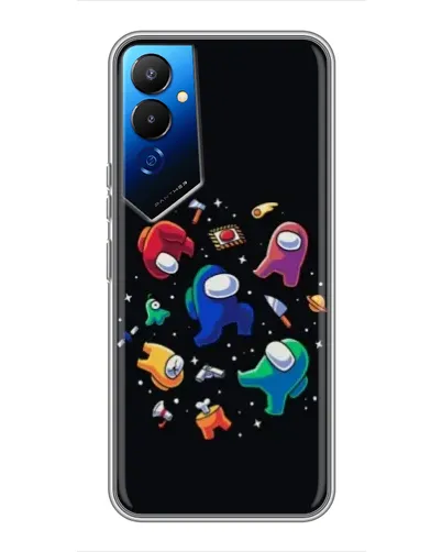 Чехол для TECNO POVA 4 (LG7n) с картинкой «Among Us космос» Чехол для TECNO POVA 4 (LG7n) с картинкой «Among Us космос»