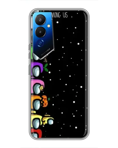 Чехол для TECNO POVA 4 (LG7n) с картинкой «Команда Among Us» Чехол для TECNO POVA 4 (LG7n) с картинкой «Команда Among Us»
