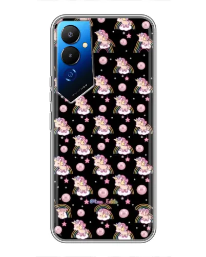 Чехол для TECNO POVA 4 (LG7n) с картинкой «Magic Unicorn паттерн»