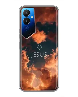 Чехол для TECNO POVA 4 (LG7n) с картинкой «Сияние Имени Jesus»