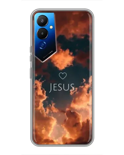 Чехол для TECNO POVA 4 (LG7n) с картинкой «Сияние Имени Jesus»