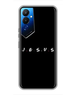 Чехол для TECNO POVA 4 (LG7n) с картинкой «Точки веры J.E.S.U.S.»