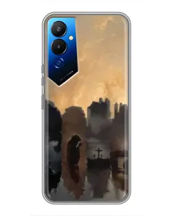 Чехол для TECNO POVA 4 (LG7n) с картинкой «Дорога к вере»