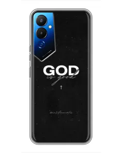 Чехол для TECNO POVA 4 (LG7n) с картинкой «GOD — Бог над всем»
