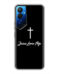 Чехол для TECNO POVA 4 (LG7n) с картинкой «Иисус любит тебя»