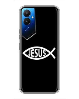 Чехол для TECNO POVA 4 (LG7n) с картинкой «Классический Jesus»