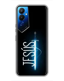 Чехол для TECNO POVA 4 (LG7n) с картинкой «Меч Духа Jesus»